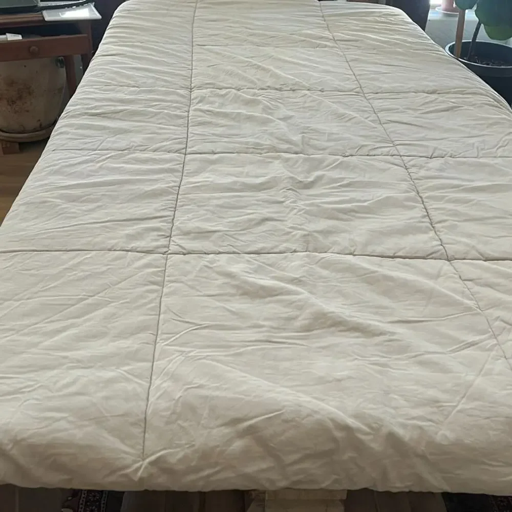 Sonoma Comforter Tan King Cal King Cotton Linen Blend Reversible
